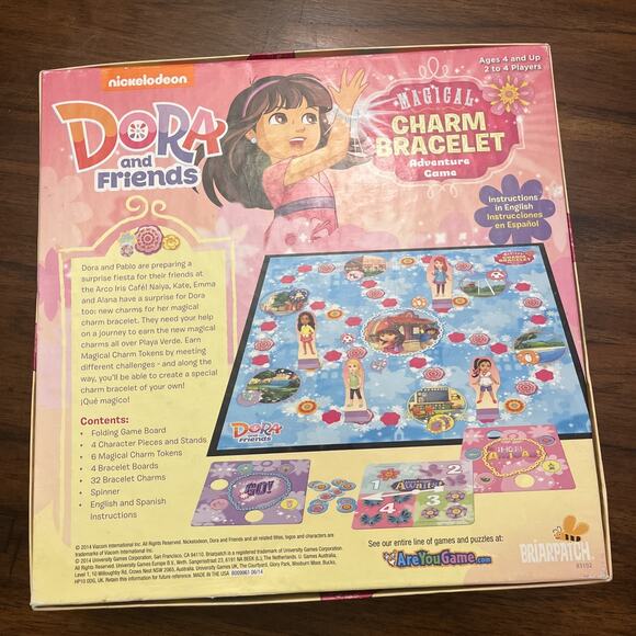 Dora and Friends Magical Charm Bracelet Game Nickelodeon Age 4+, 2-4 Players - Picture 2 of 11